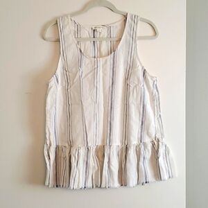 Sleeveless Peplum Top